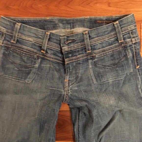 27 Wide Leg CITIZENS OF HUMANITY distressed boho flare style jeans 🤩 - Picture 4 of 9